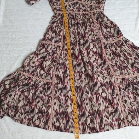 ENTRÓ • ANTHROPOLOGIE Abstract Print Midi Dress ~ NWT - Picture 13 of 13